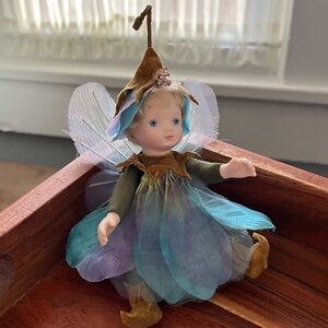 FAIRY ELF DOLL WITH PETAL DRESS